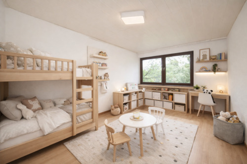Kinderzimmer digital bearbeitet - Etagenwohnung mit 87,30 m&sup2; in Wuppertal zum Kaufen