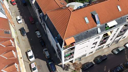 Dachaufsicht - Wohnen über zwei Etagen im kreativen Leipziger Westen