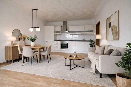 Wohn-Essbereich KI-generiert - 