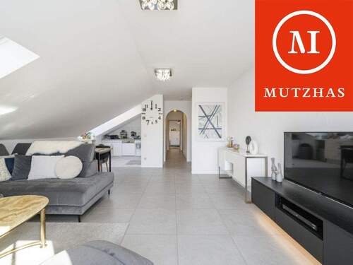 Visualisierung Wohnzimmer - MUTZHAS - Dachgeschosswohnung zum Traumpreis