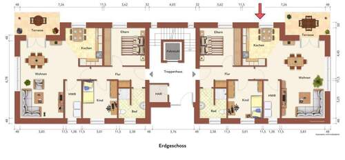 Erdgeschoss rechts - 