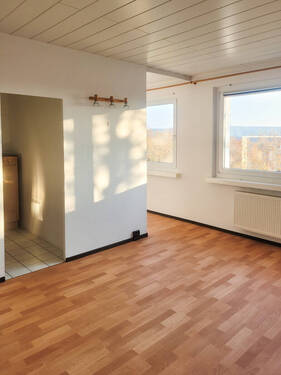 Wohnzimmer mit Eingang zur Küche - 