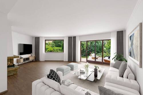 Visualisierung Wohnzimmer - Mehr Raumidee als Zufall - durchdacht bis ins Detail