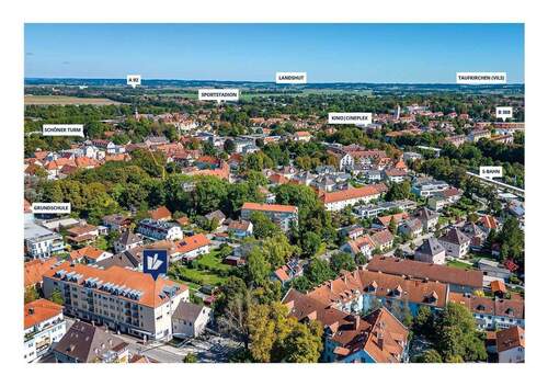 Alles da, alles nah! - Etagenwohnung mit 93,40 m&sup2; in Erding zum Kaufen