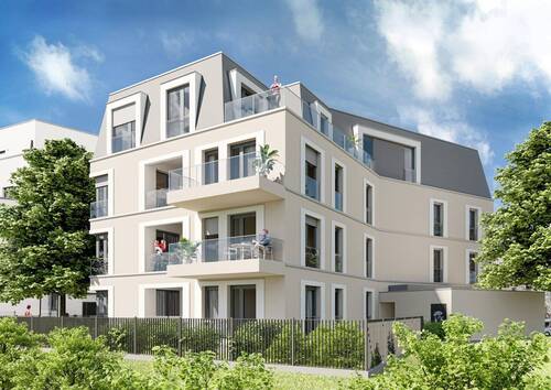 Visualisierung Außenansicht - Modern und energieeffizient! - 331.000,00 EUR Kaufpreis, ca.  56,60 m² Wohnfläche