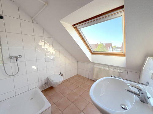 Tageslichtbad im Dachgeschoss - 