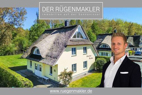 Herzlich willkommen in Ihrem Reetdachhaus - Für 2026 bereit ca. 27.000 € Mieteinnahmen! Gepflegtes Reetdachhaus im Ostseebad Glowe auf Rügen
