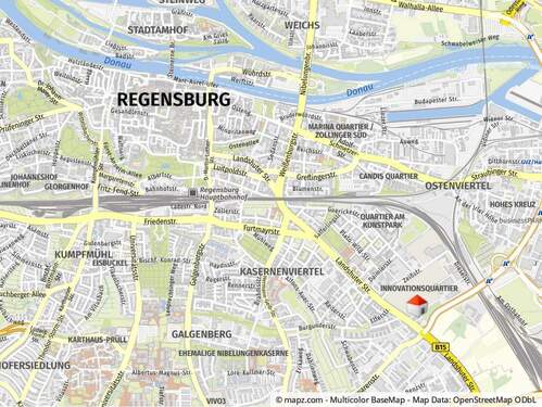 Geolyzer Kartenausschnitt - 