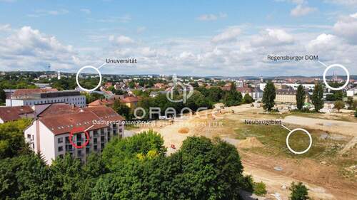 Übersicht zur Lage - 1 Zimmer Etagenwohnung zum Kaufen in Regensburg