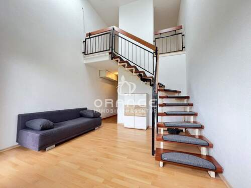 Wohnzimmer - Etagenwohnung mit 29,00 m² in Regensburg zum Kaufen