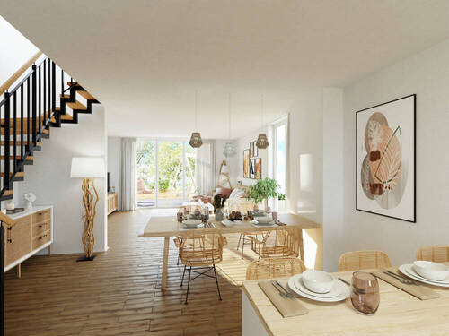 Visualisierung_Boho_Wohnzimmer - 