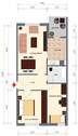 Grundriss - 3 Zimmer Etagenwohnung zur Miete in Stralsund