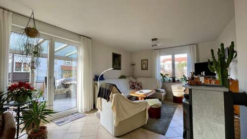 Wohnbereich mit Kamin - 