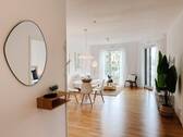 Willkommen - Wohnen am Wasser: Stilvolle 2-Zimmer-Wohnung mit Balkon, Wasserblick und Tiefgarage