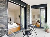 Balkon mit Zugang zu Wohn- und - Terrassenwohnung mit 62,00 m&sup2; in Mainz zum Kaufen