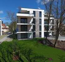 NEUBAU mit 5-Zimmern BLICK in den AUENWALD 70m² WOHNEN 2 x TERRASSEN KAMIN 2 x TG-SP ca. 7.000m² eingezäunter Gemeinschaftsgarten - Leipzig Leutzsch