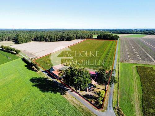 378.Haus.Außen.Drone (4) - 1 Zimmer Mehrfamilienhaus, Wohnhaus zum Kaufen in Wrestedt / Stederdorf