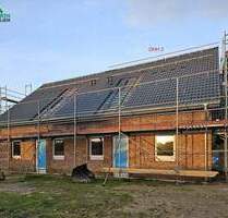 Giebel - frisch verkleidet! Doppelhaushälfte im Bau, KfW 40 - Oster-Ohrstedt