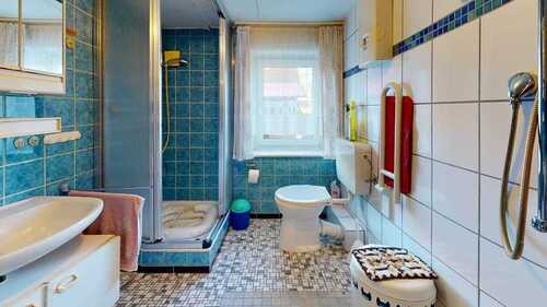 Dusche und WC - 
