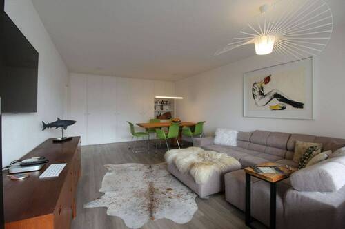 Wohnzimmer - Etagenwohnung mit 82,30 m&sup2; in Germering zum Kaufen