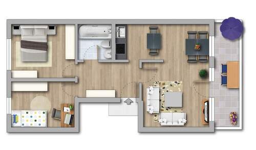 3 RWE rechts - 3 Zimmer Etagenwohnung zur Miete in Halle (Saale)