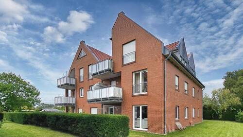 Südost-Seite mit Rückseite - 3 Zimmer Etagenwohnung in Wurster Nordseeküste