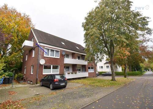 Außenbild Balkon - 2 Zimmer Etagenwohnung in Aurich