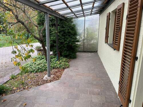 Terrasse - 3 Zimmer Etagenwohnung in Großhabersdorf