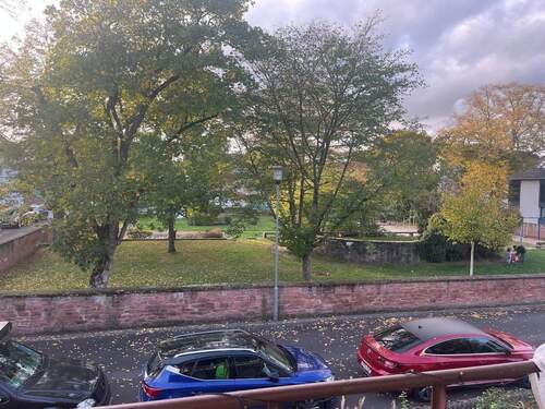 Am alten Friedho 2, Blick vom Balkon - Etagenwohnung in Mühlheim am Main