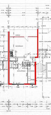 Wohnung rot markiert - 