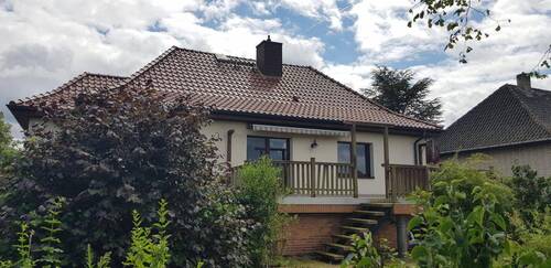 Gartenansicht - 5 Zimmer Einfamilienhaus in Neustadt-Glewe