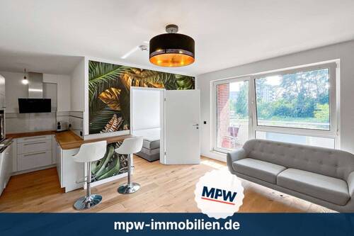 Wohnbereich - Moderne 2-Zimmer-Eigentumswohnung im Grünen
