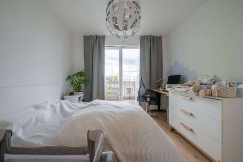 Schlafzimmer mit Terrassenzugang - Etagenwohnung mit 67,00 m&sup2; in Berlin zum Kaufen