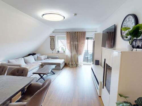 Wohnzimmer - 2 Zimmer Etagenwohnung in Heilbronn