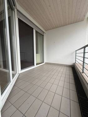 Blick auf den Balkon - 