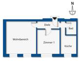 Grundrissskizze 2. Obergeschoss Mitte - 