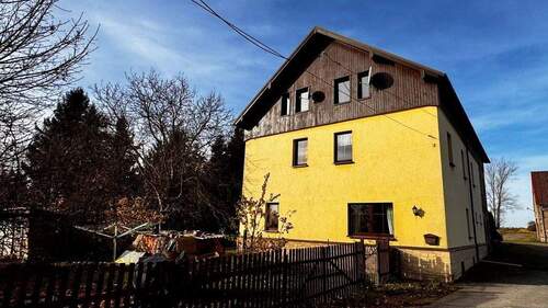 Giebelansicht - 5 Zimmer Einfamilienhaus in Striegistal