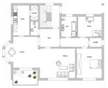 Grundriss - Etagenwohnung mit 110,00 m&sup2; in Waldshut zum Kaufen