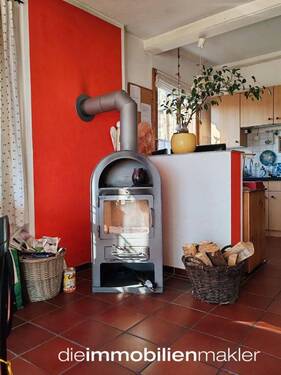 Wohnzimmer mit Kamin - 