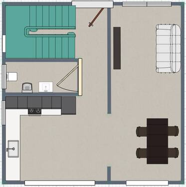 Erdgeschoss Hauptwohnung - 