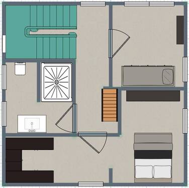 Obergeschoss Hauptwohnung - 