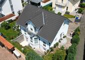 Draufsicht - Großzügiges Einfamilienhaus mit Einliegerwohnung in ruhiger Lage von Pforzheim Sonnenhof - Wacholder