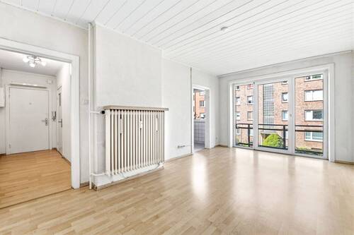Wohnbereich mit freiem Blick jpg - 1 Zimmer Etagenwohnung in Hamburg