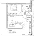 Grundriss A 4.png - Etagenwohnung mit 82,80 m&sup2; in Kassel zum Kaufen