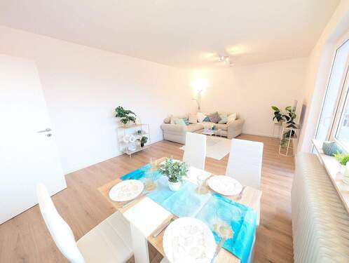 Wohn- und Essbereich - 3 Zimmer Etagenwohnung zum Kaufen in Mutterstadt