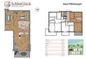 Grundriss und Lage Wohnung 6 - 