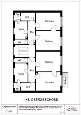 1. und 3. Obergeschoss - 