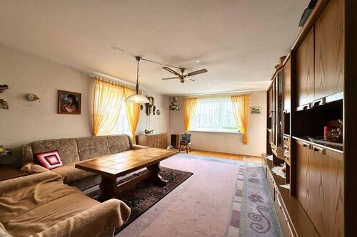 Wohnzimmer (IST-Zustand) - Etagenwohnung mit 83,00 m&sup2; in Memmingen zum Kaufen