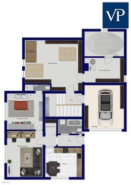 Kellergeschoss mit Einliegerwohnung - 