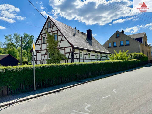 Ansicht von Straße - 4 Zimmer Einfamilienhaus zum Kaufen in Thum / Jahnsbach